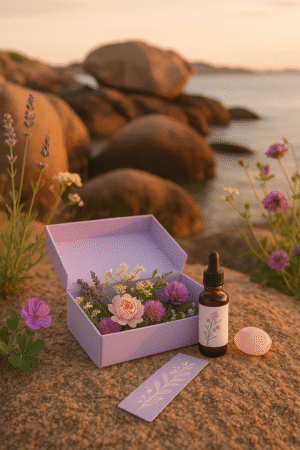 Box Elixir floral personnalisable